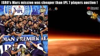 ISRO’s Mangalyaan Mars Orbiter mission cheaper than IPL 7 players’ auction